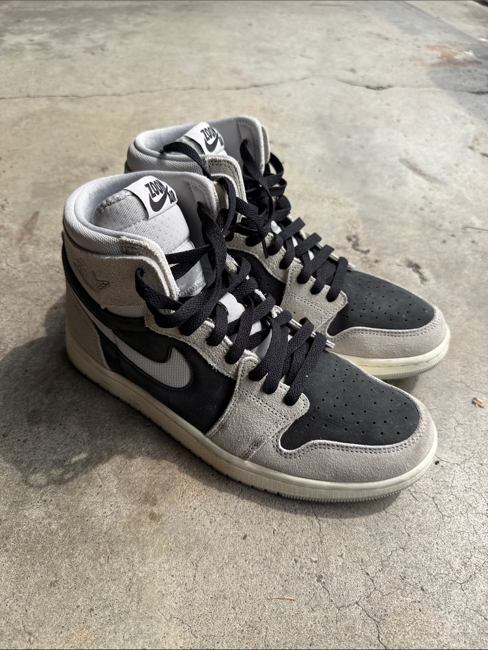 Nike Air Jordan’s Retro High-Top Sneakers - Black & Gray